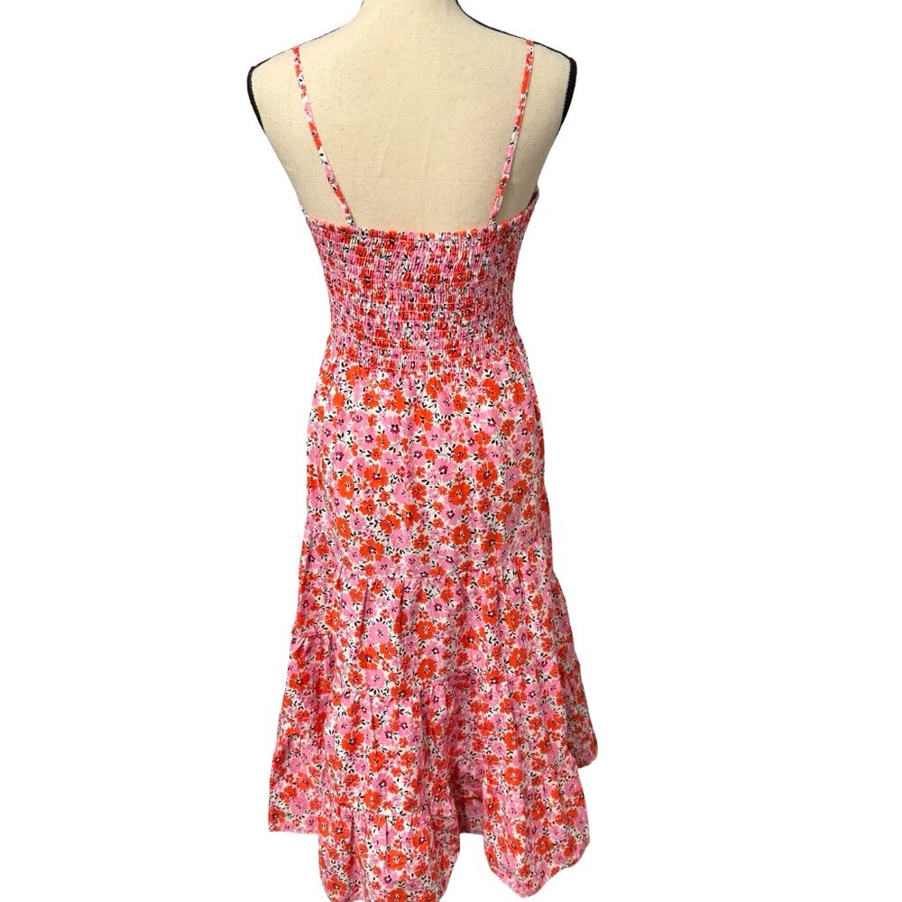 Yumi Kim Red, Pink & White Floral Pattern Sundress Size M - Picture 3 of 5